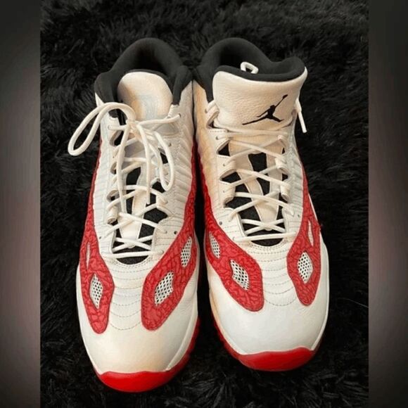 Rare EUC 2017 Mens Air Jordan 11 Retro Low IE GS White Gym Red Sneaker Shoes 18 main image 4